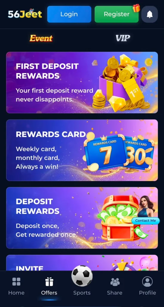 56Jeet Bonuses