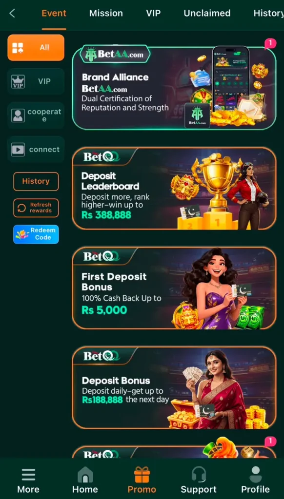 BetQQ Bonuses 