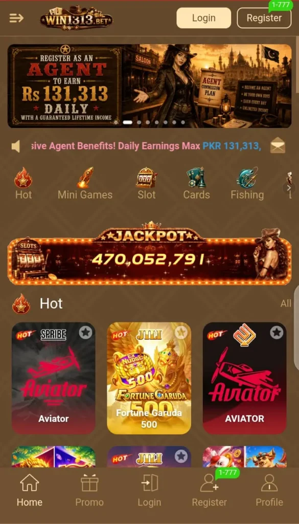 Win1313 Login