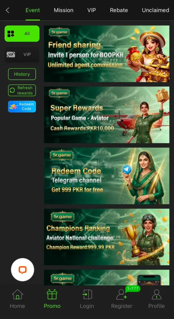 5R Bonuses