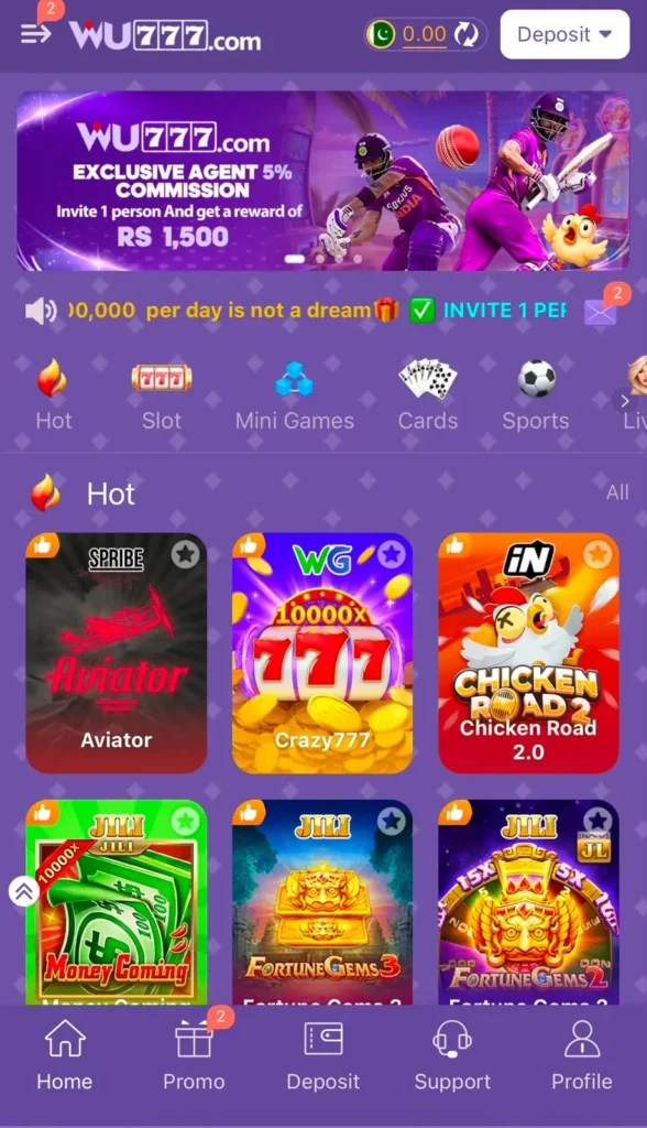 WU777 Login